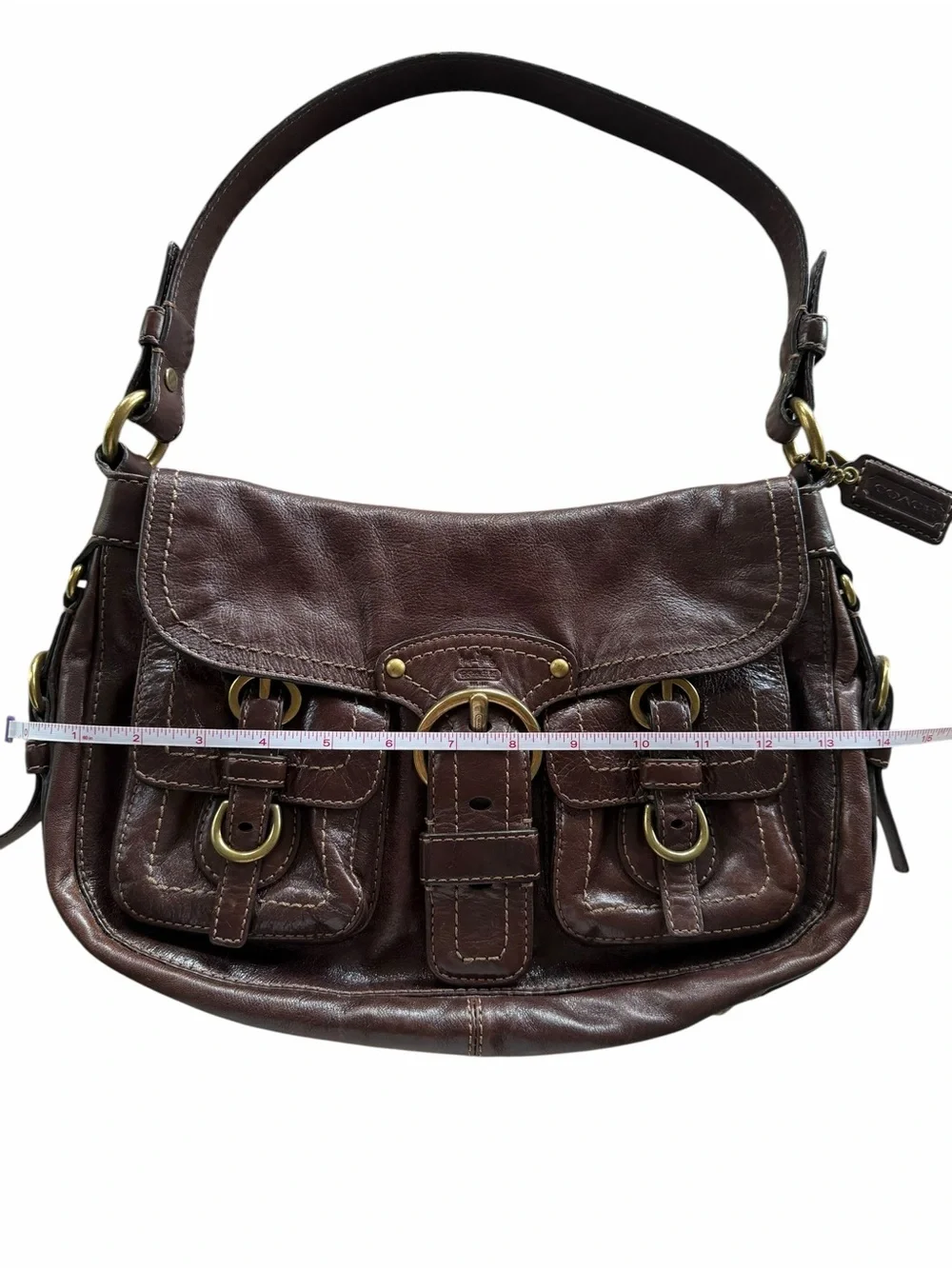 Vintage Coach Legacy Garcia Hobo Brown Leather